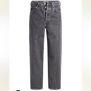 Levi’s ribcage straight ankle jeans - faded black - 30x29